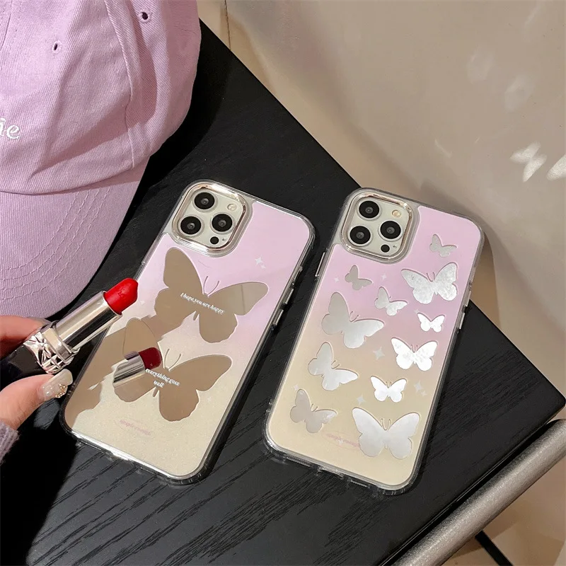 

Cartoon mirror electroplating Phone Case For iphone 14 13 12 11 Pro Max X XR XSMAX 7 8 Plus SE TPU Case Cover new products