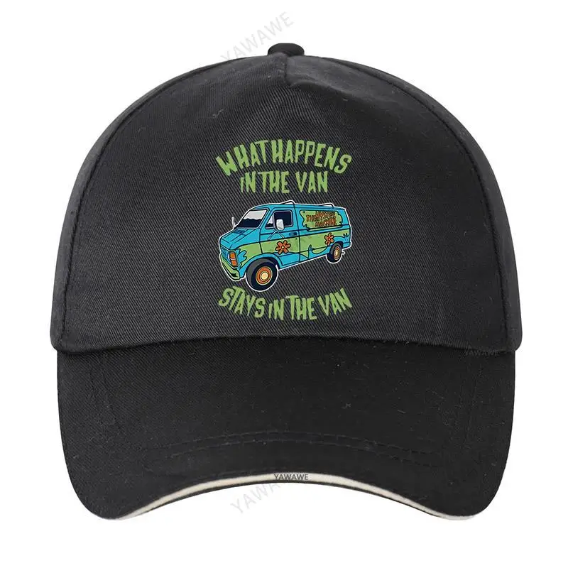 

baseball Cap Hat Sport Snapback Hip Hop What Happens In The Van Stays In The Van cap summer fashion brand hat