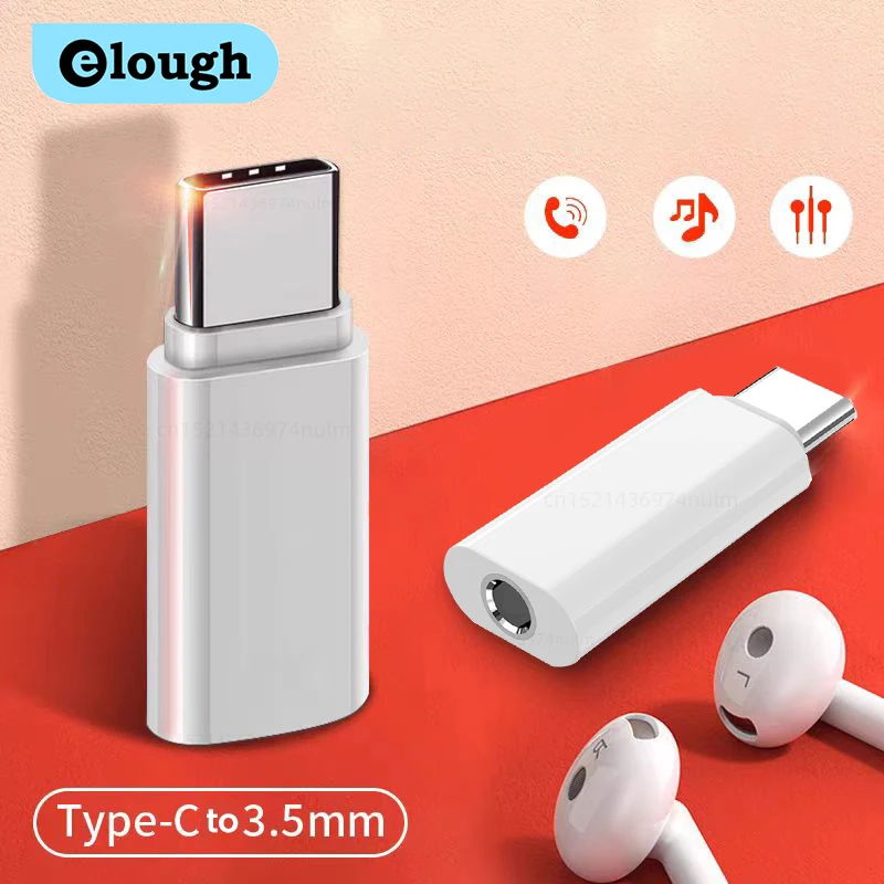 Переходник Elough 3 5 мм мама на папа типа C разъем адаптера USB A для iPhone Samsung