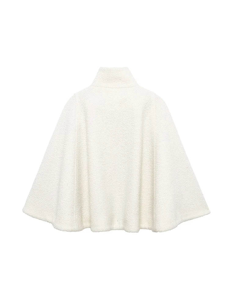 Осень/зима 2023 женская модная повседневная короткая куртка-накидка в европейском