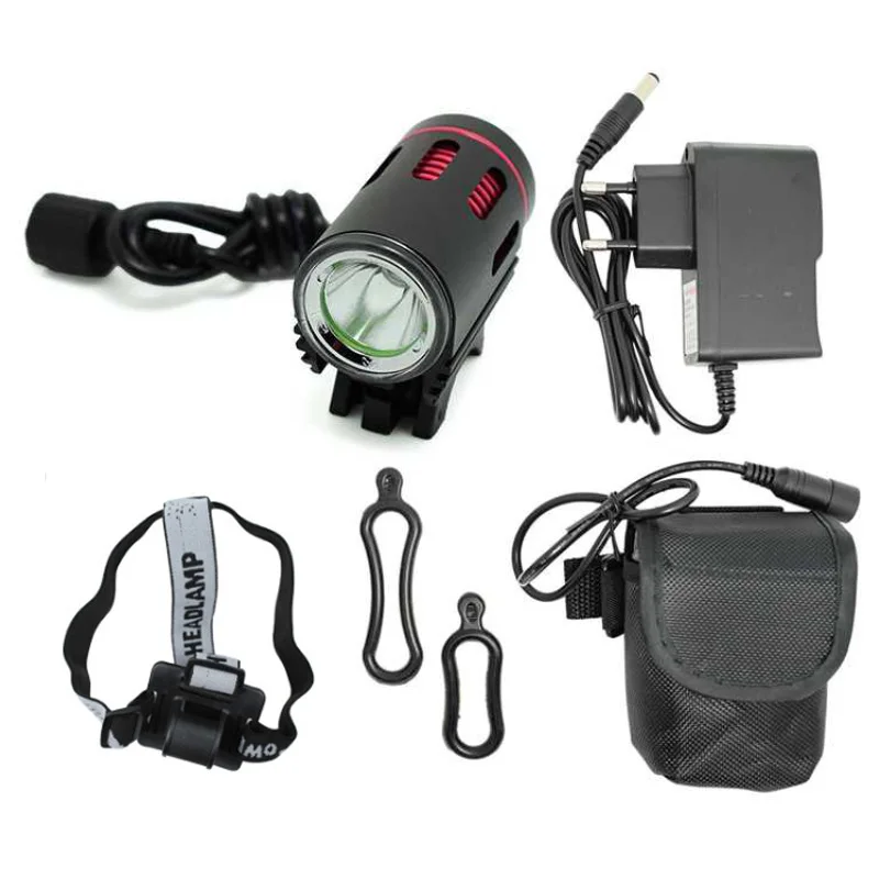 

Светодиодный велосипедный фонарь XM-L2, 18650 лм