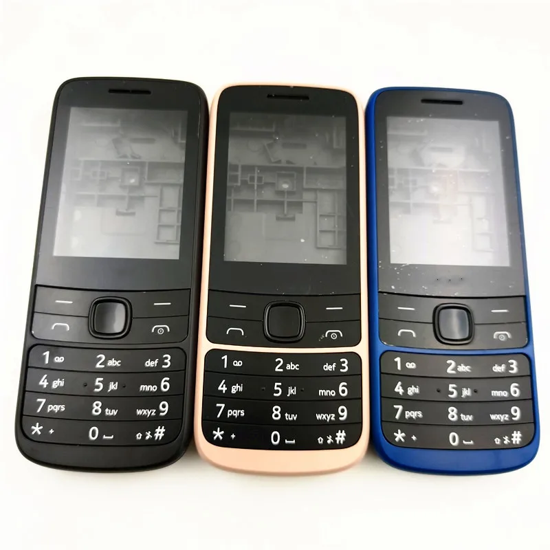 

20Pcs/Lot For Nokia 225 4G 2020 New Full Complete Mobile Phone Housing Cover Case +English Keypad Replacement Parts