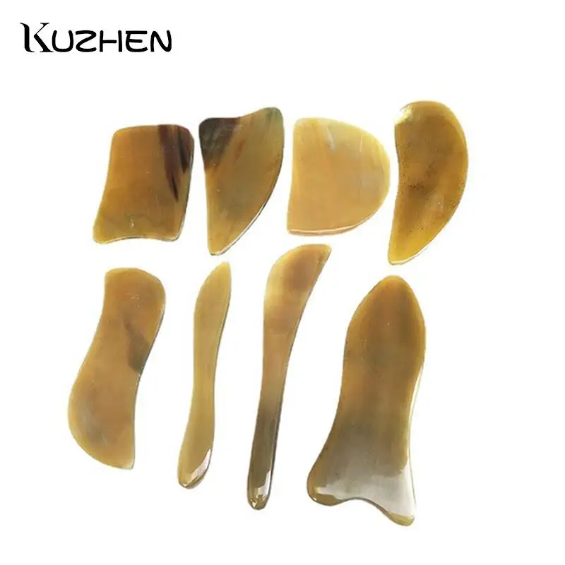 

Массажная щетка для ухода за волосами, рог быка, многоразовая щетка для гуаша, щетка для удаления царапин, многоразовая щетка для гуаша