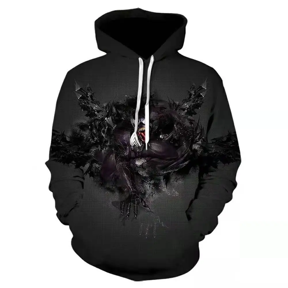 

2021 Venom Sweatshirt Men's and Women's Printed Clothing Sweatshirt White New