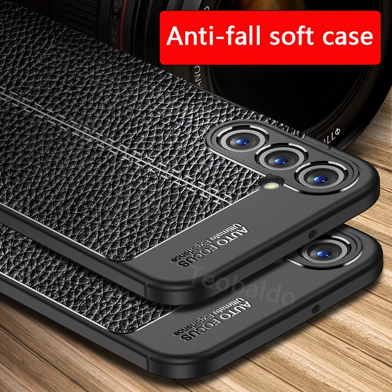 Чехол для Samsung Galaxy A05S A05s SM-A057F мягкий силиконовый кожаный чехол телефона A 05S бампер