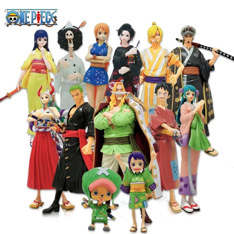 Фигурка-кимоно DXF Брук-закон Luffy Zoro Sanji Nami Robin Usopp крутая стоящая аниме модель из ПВХ