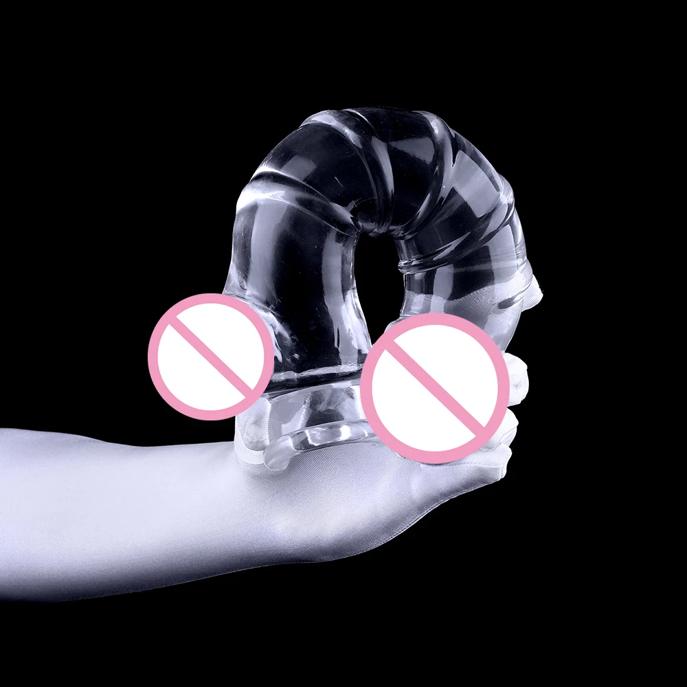 Сильный присоска супер большой Реалистичный Пенис Дилдо член для женщин