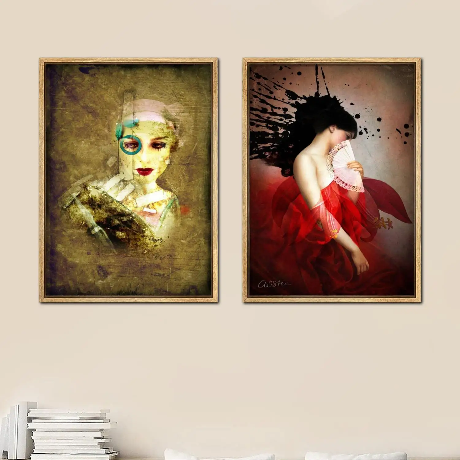 

catrin welz-steins Posters Painting 24x36 Wall Art Canvas Poster room decor Modern Family bedroom Decoration Art wall decor