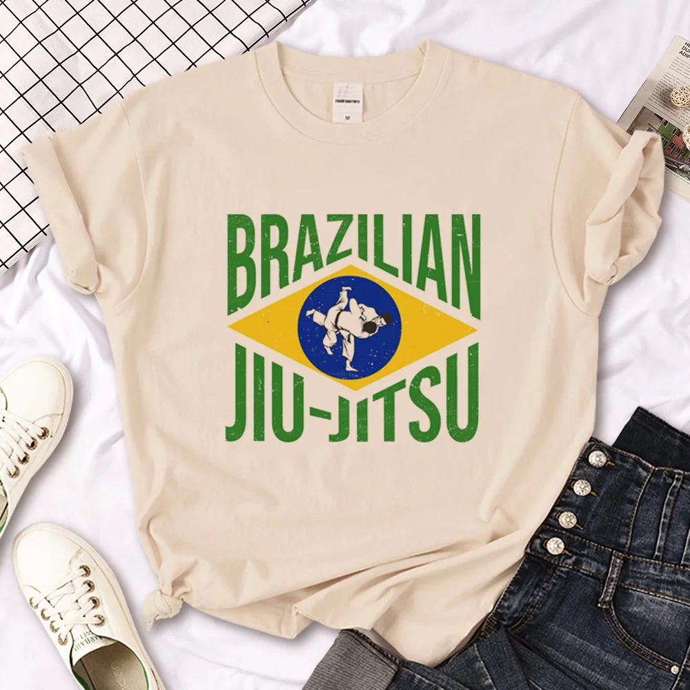 

Bjj Jiu Jitsu футболка для женщин японские забавные комиксные футболки для девушек дизайнерская манга забавная одежда