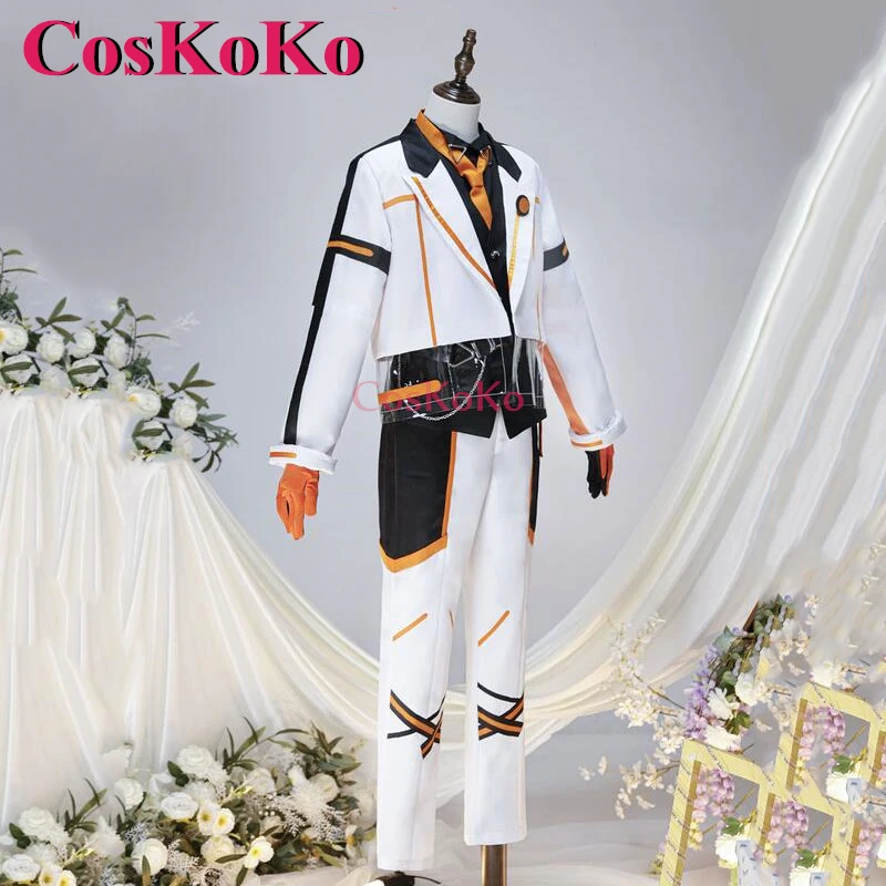 CosKoKo Alban Knox Косплей Аниме VTuber NIJISANJI Костюм первого юбилея Мода Униформа Хэллоуин