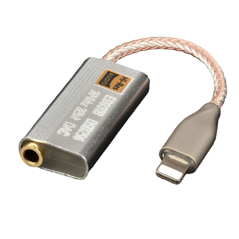 Переходник DSD100 % для мобильного телефона, декодирование C до 3,5 мм, усилитель ЦАП, провод Hi-Fi, кабель для наушников, усилитель звука
