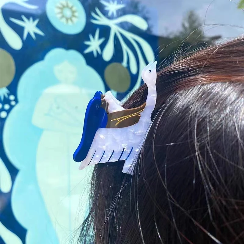 Acetic Acid Headdress Y2k Shark Clip New Ins