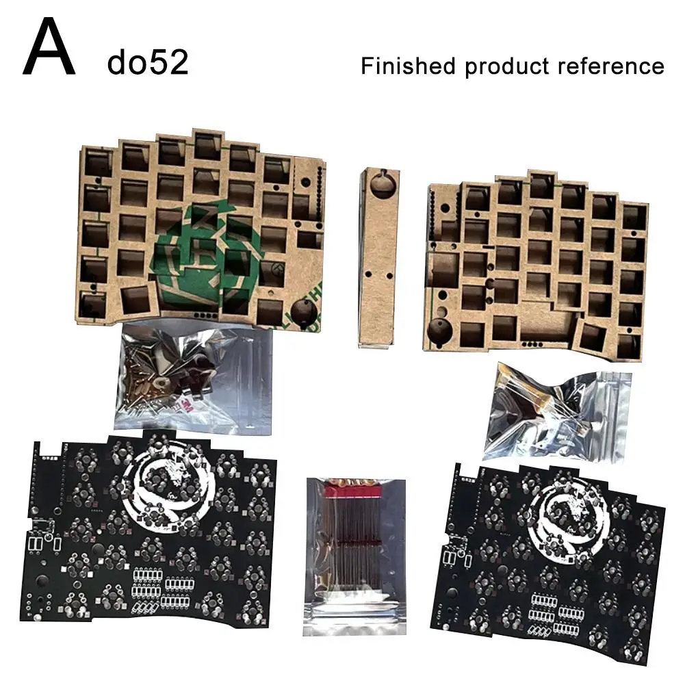 Механическая клавиатура DO52 для самостоятельной сборки с маленькими красными