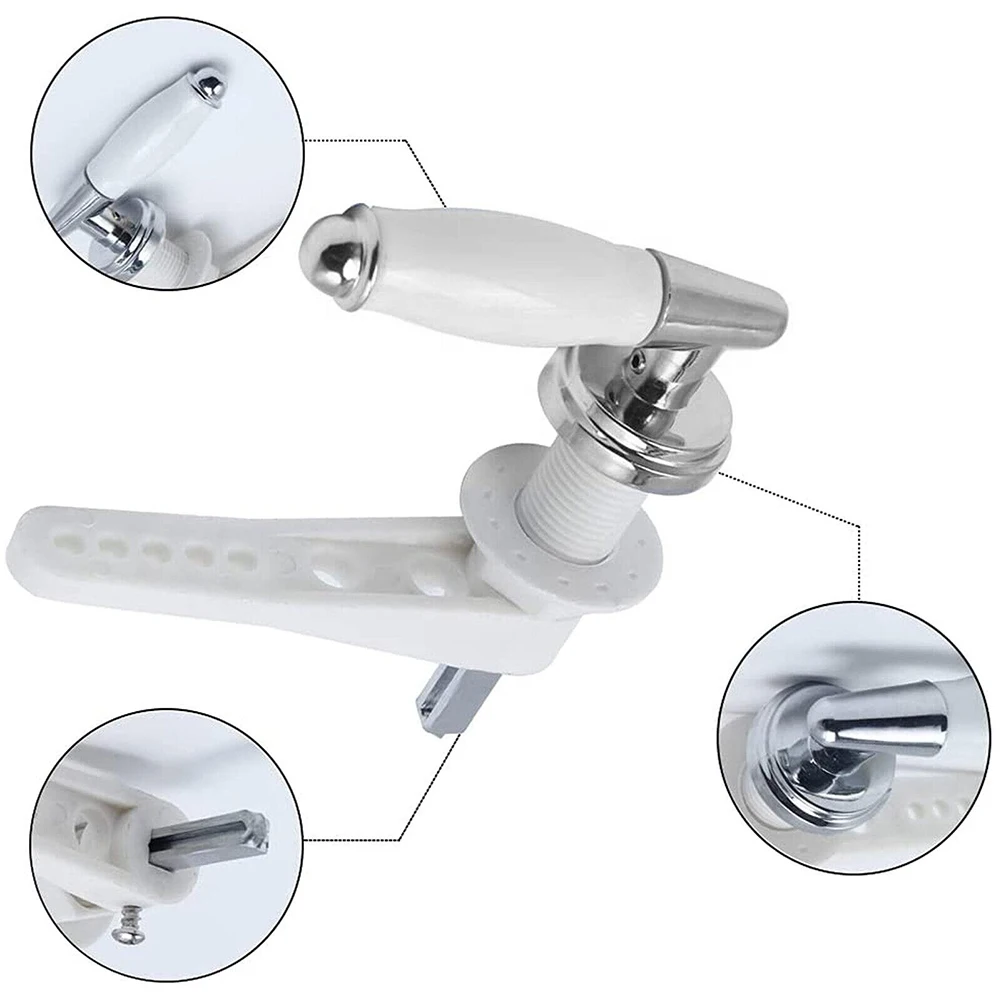 

100% Brand New Toilet Cistern Lever Toilet Flush Handle Toilet Wrench Cistern Lever Handle Toilet Cistern Handle