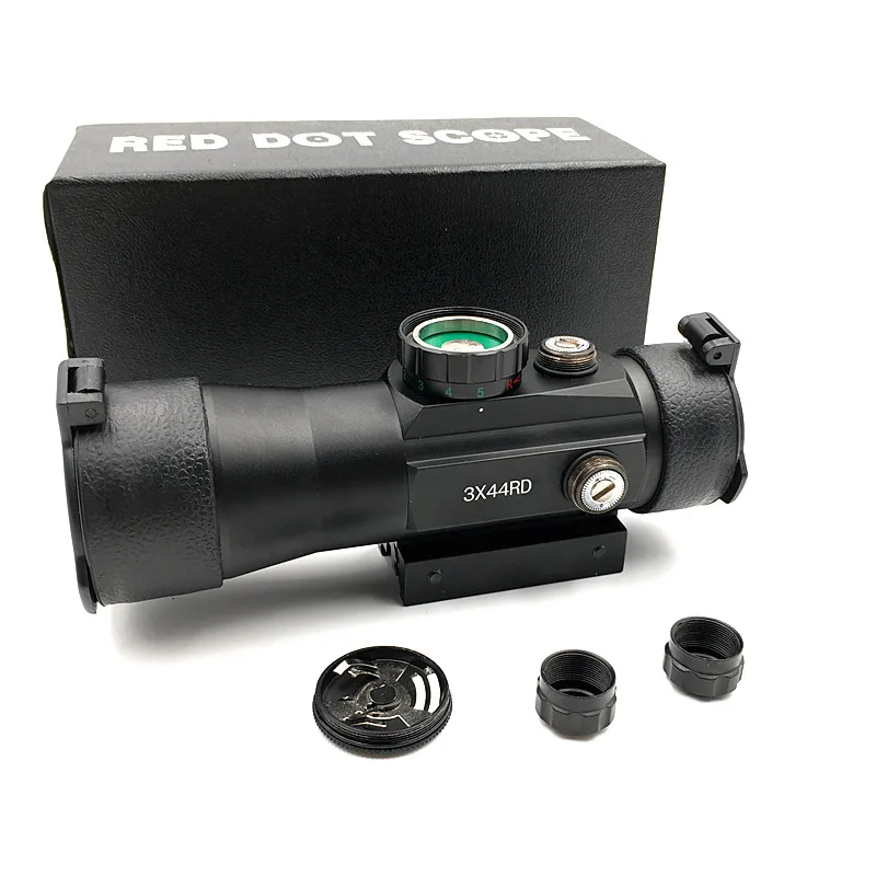 

Outerdoor Hunting 3X44 Red Green Dot Sight Scope Tactical Optics Riflescope Fit 11/22mm Rail For Hunting Rifle Air Gun Scopes