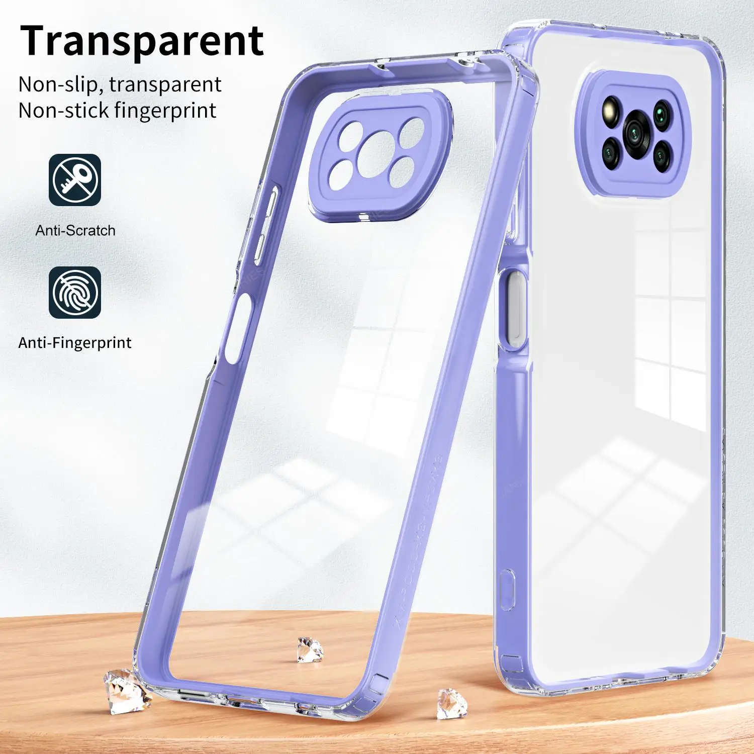 

Pocox3 360° Shockproof Clear Case For Xiaomi Poco X3 Pro Nfc 5g Transparent Airbag Silicone Cover Poko X 3 X3pro X3nfc