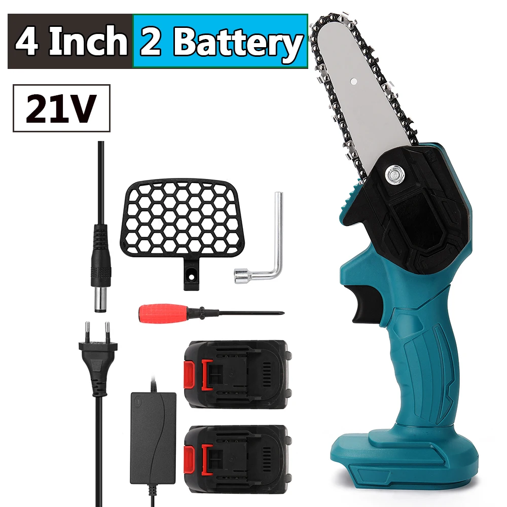 Стальная мини-пила для цепной пилы 21 в 4 дюйма/6 дюймов ручная обрезки портативный