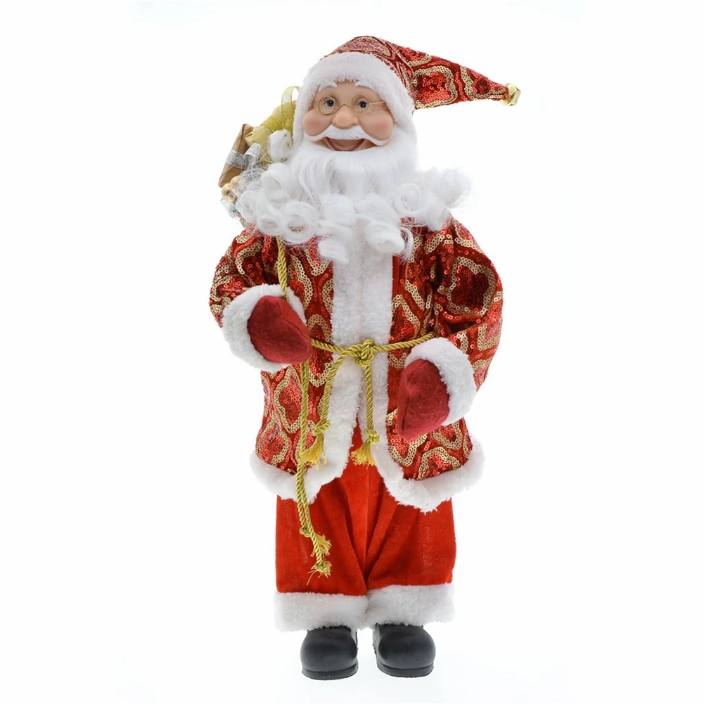

Christmas Decorations for Home Electric Santa 45cm Music Light Doll New Year Children's Gifts Shop Window Ornaments