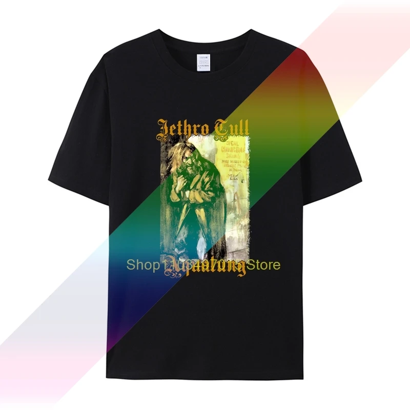Jethro Tull Aqu aand 1971 натуральная футболка размеры S 5XL футболки из 100% хлопка