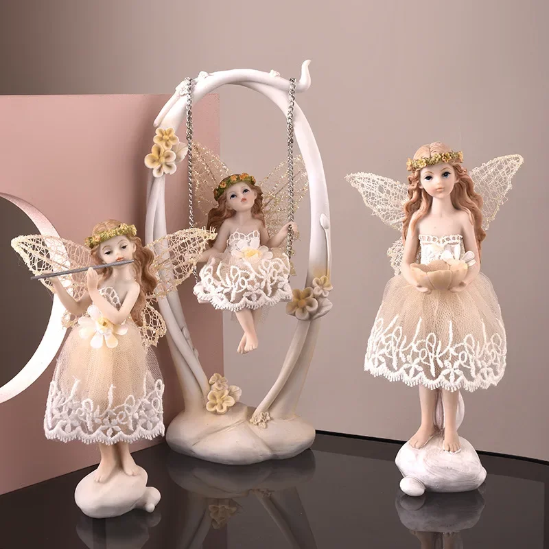 

European style pastoral angel decorations, girl room decorations, living room home decorations, wedding and birthday gifts