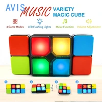 avis 4 in 1 electronic memory brain game stem toy for kids changeable colors speed cube novelty puzzle fun gift for boys girls