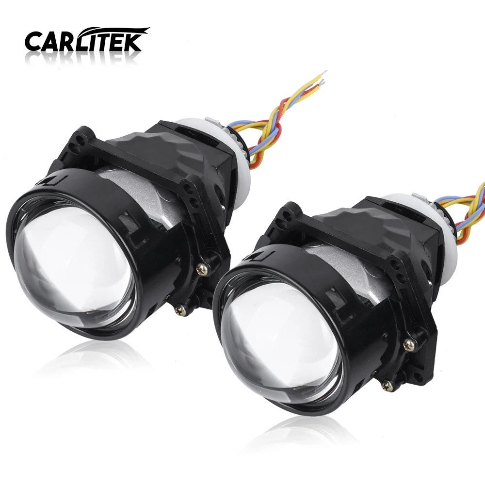 Carlitek H4 Bi-led Projector Lenses For Headlights Tuning For Hella 3R G5 LED Car Lights Retrofit 3.0 inch
