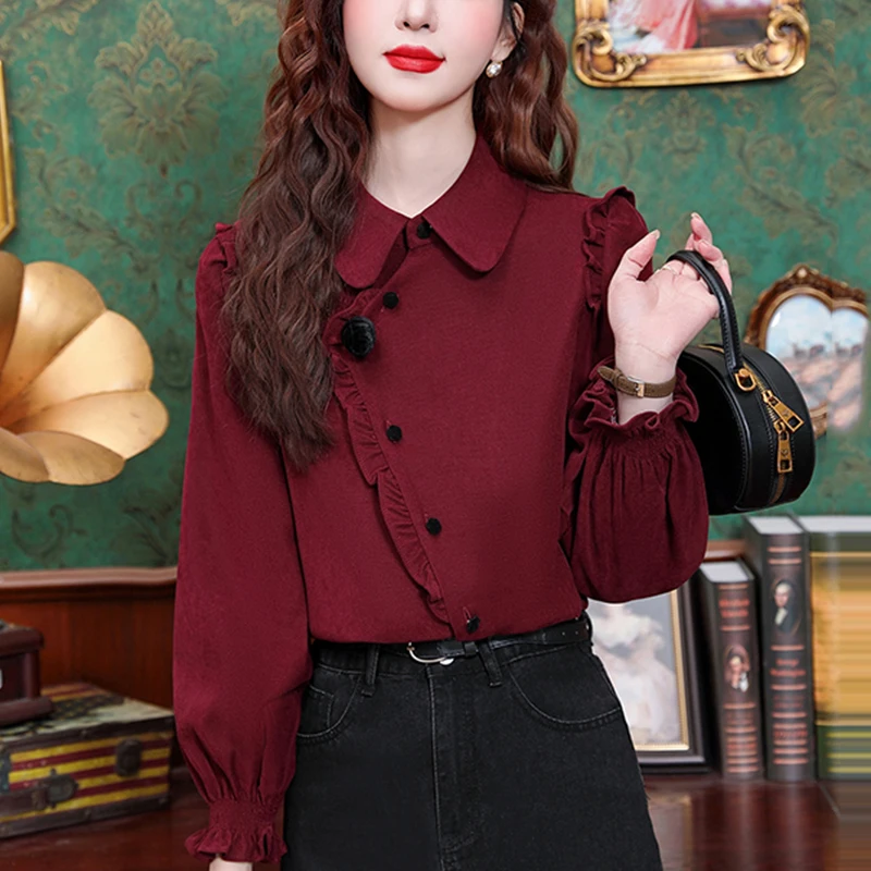 Рубашки с деревянными ушками во французском стиле темпераментная внутренняя