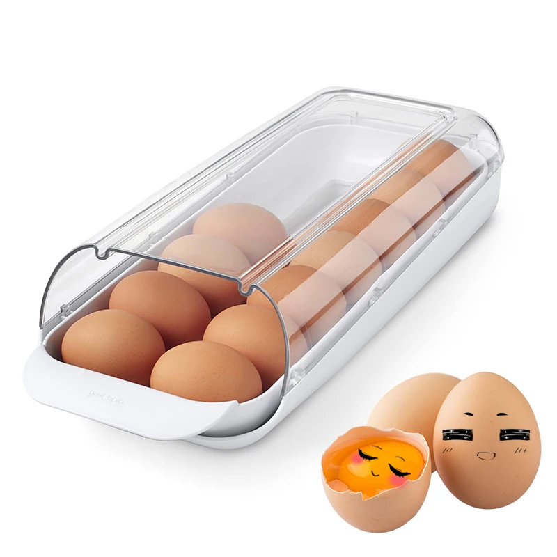 

Контейнеры для хранения яиц, ящик-органайзер, коробка для бокса, пластиковая коробка с крышкой для хранения яиц, холодильника, кухонных инст...