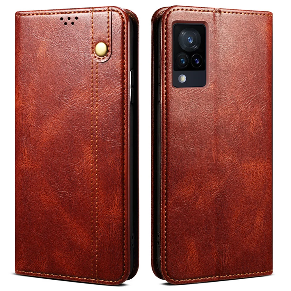 

For VIVO V21E 5G 4G 2021 Protective Case Leather Magnetic Card Slot Book Cover VIVO V21E V21 E Flip Wallet Case VIVO V21E Funda