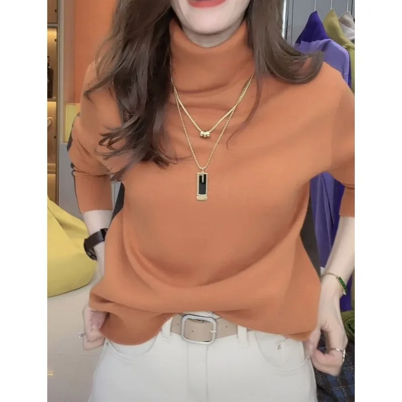 Рисунок 3 - Женский модный свитер с высоким воротником