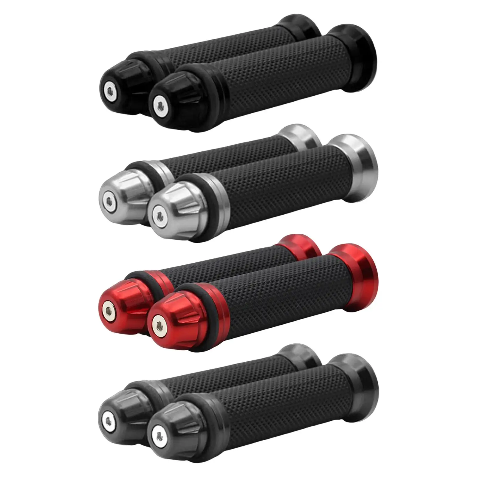 

2Pcs Motorcycle Hand Grips Comfort to Hold Durable Anti Slip Direct Replaces