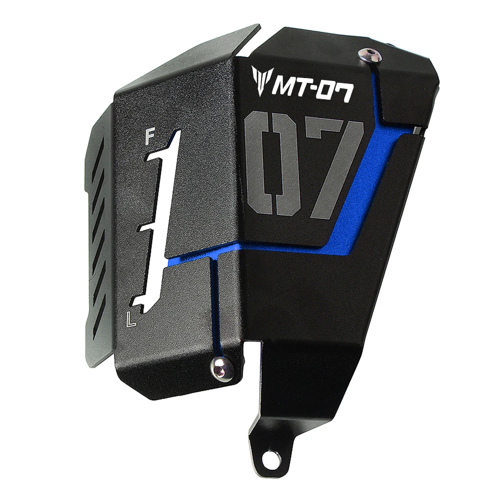 Фото Для Yamaha MT-07 MT07 FZ07 FZ 07 2014-2024 2023 2022 2021 2020 FZ-07 MT 07 защита радиатора защитная крышка резервуара охлаждающей жидкости №3