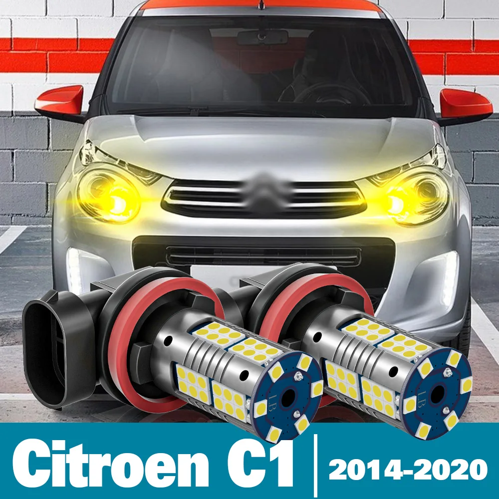 

2pcs LED Fog Light For Citroen C1 Accessories 2014 2015 2016 2017 2018 2019 2020