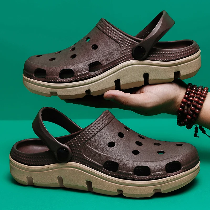 

Hot Clogs Women Sandals Casual Summer Beach Comfort Pink Outdoor Slides Slip on Hole Loafers Garden Sandals Couple Men Shoes