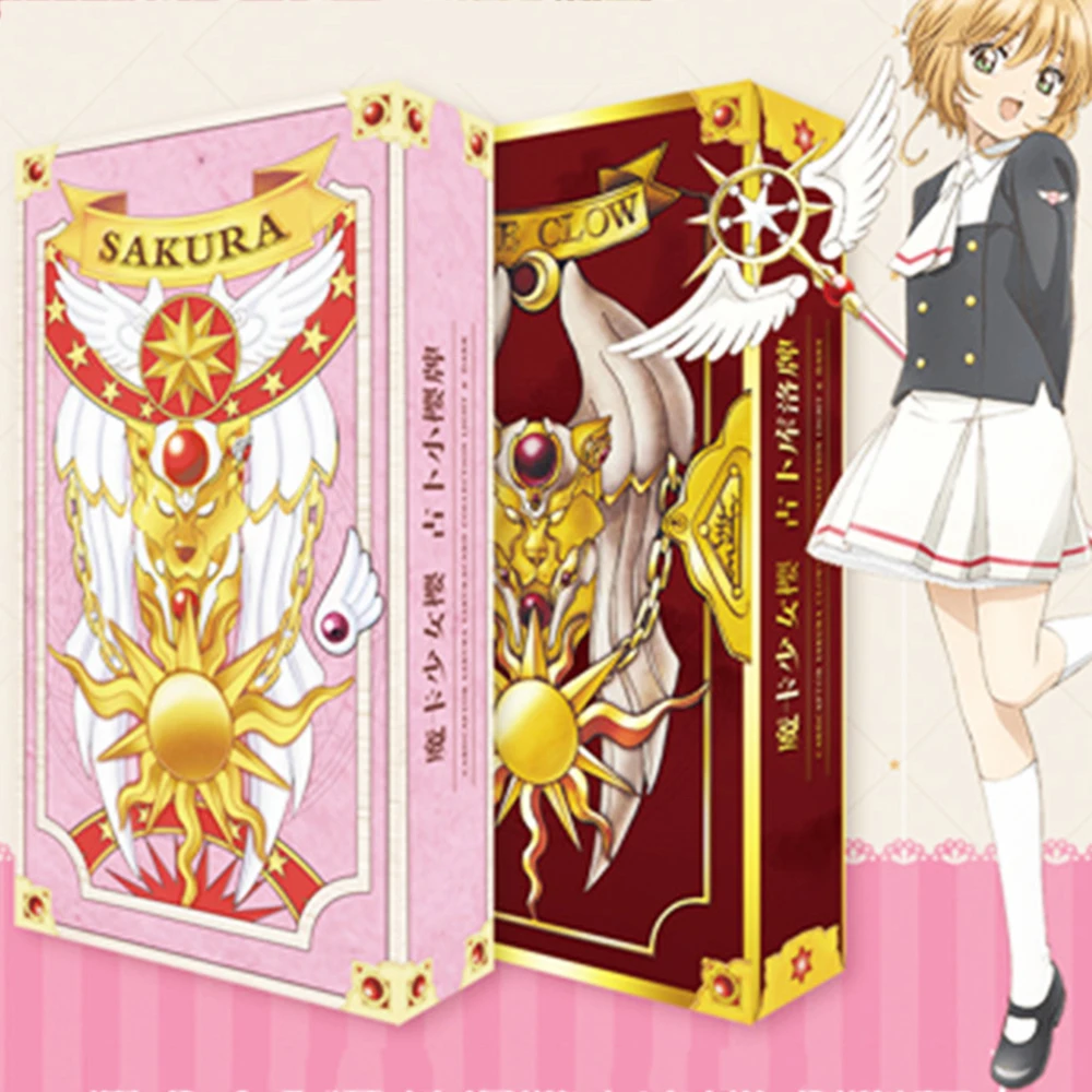 Anime Poker Card Toys Cardcaptor Sakura Lomo Play Card Postcard Sakura Clow Treasure Clear Card Captor Toy Gift for Children