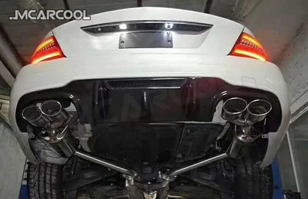 Задний бампер из углеродного волокна диффузор спойлер для Mercedes Benz C Class W204 C180 C200 C260