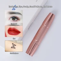 mast tattoo magi rose gold color powerful rca permanent makeup 2 0 and 3 0 stoke rotary pen machine can be used as eyebrows lips