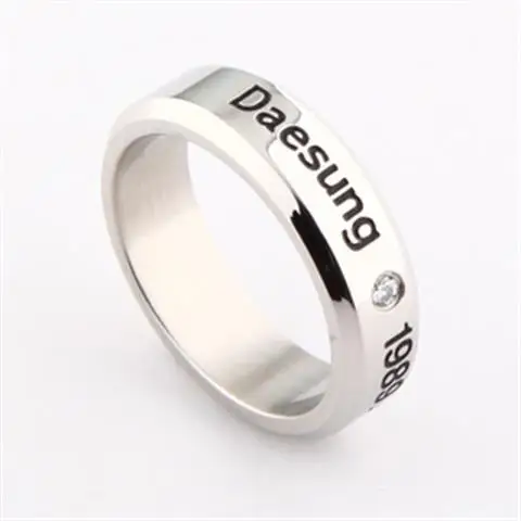 KPOP BIGBANG кольцо из нержавеющей стали