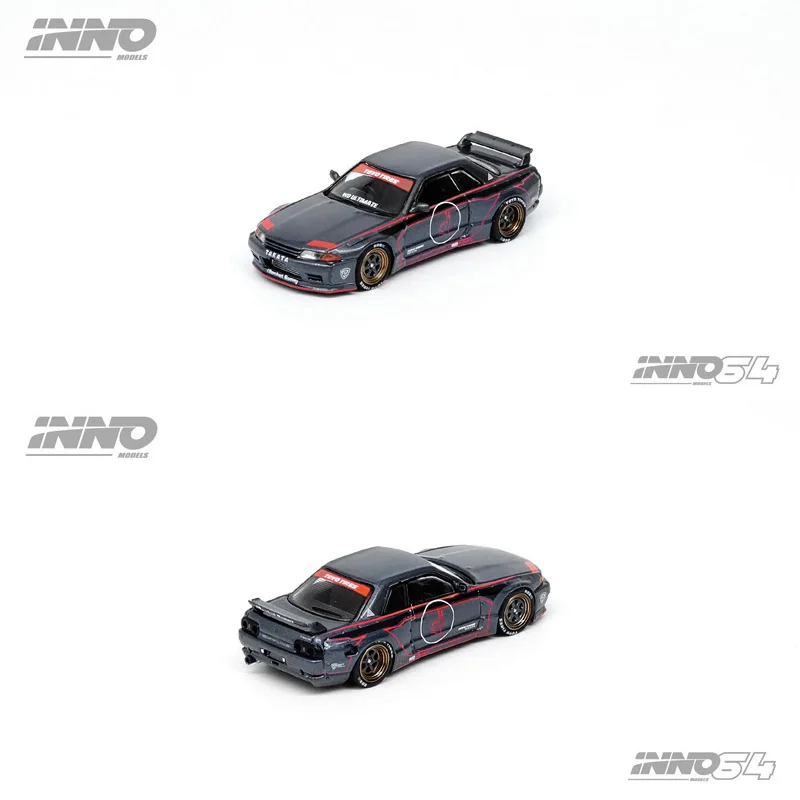 

INNO 1:64 Nissan Skyline GT-R R32 Rocket Rabbit PANDEM модель автомобиля из сплава
