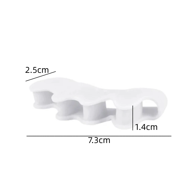 1 пара силиконовый разделитель для большого пальца ноги при вальгусной