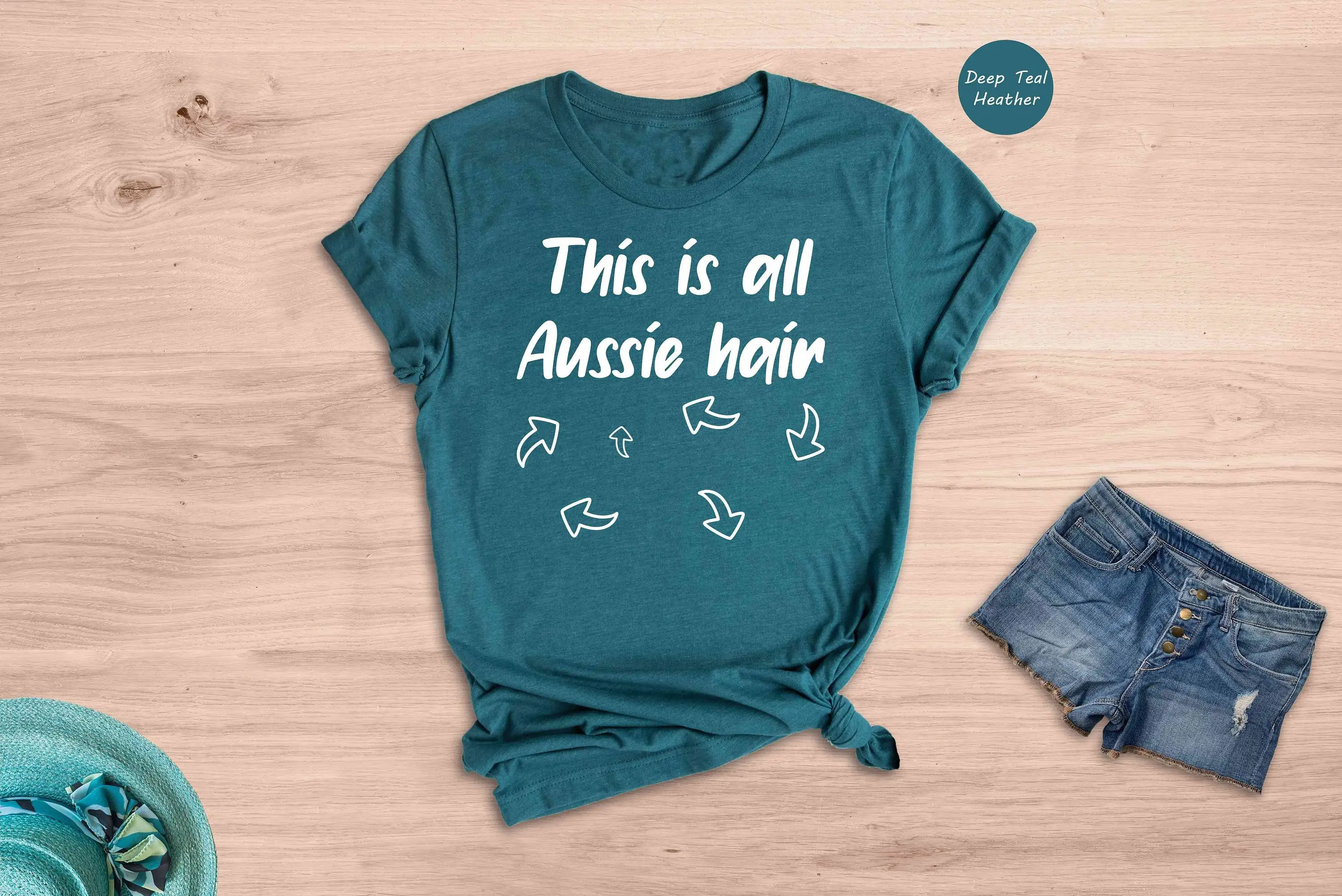 Это футболка из волос Aussie владелец австралийской овчарки для розыгрышей мамы