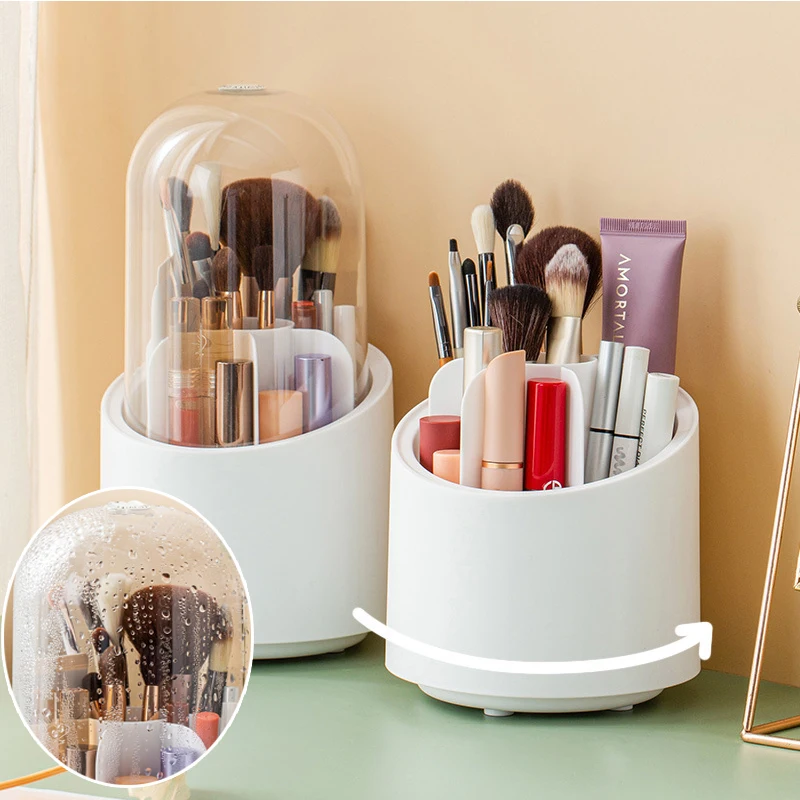 Вращающийся на 360 градусов семейный Настольный органайзер для косметических