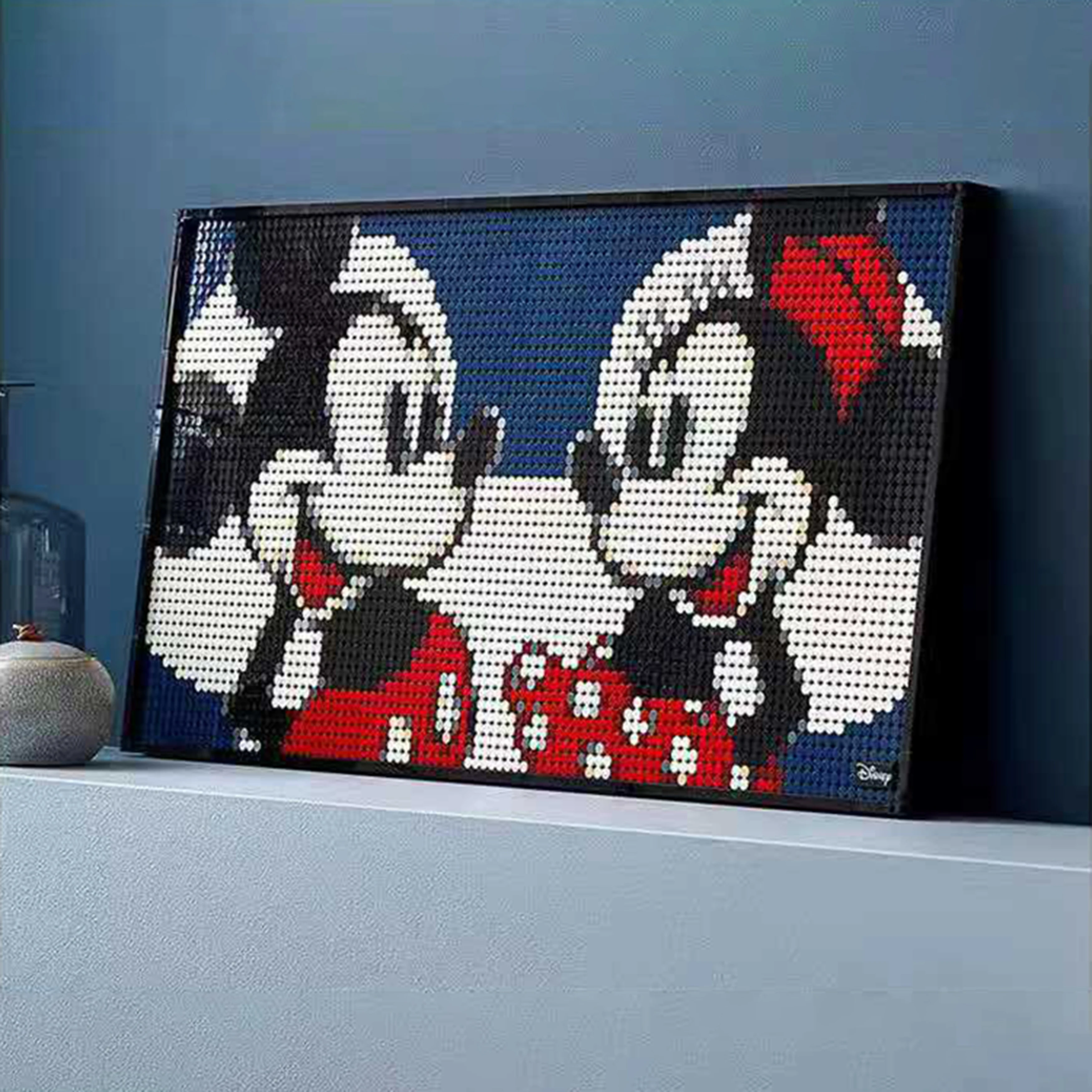 2658 шт. Pixel Art персонаж мультфильма Микки Маус украшение стены живопись строительные блоки модель игрушки Рождественский подарок детский подарок (art.: 3920d259455ea) - 3920d259455ea