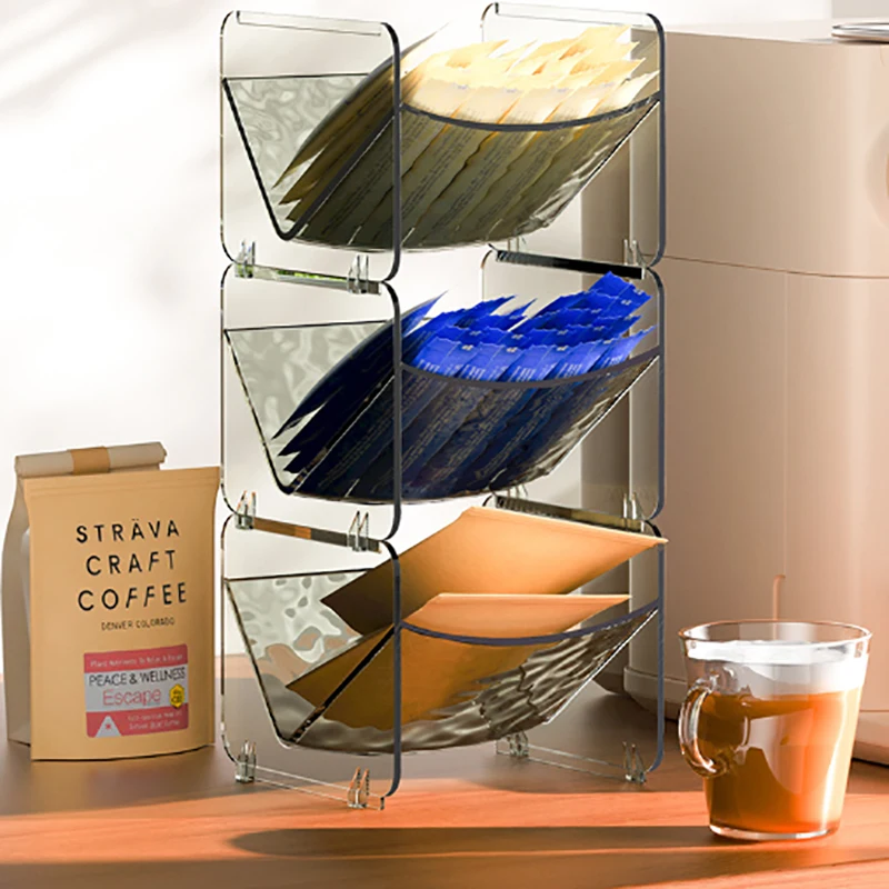 Ins Коробка Для Хранения Кофейных Капсул Пылезащитный Органайзер Чайных