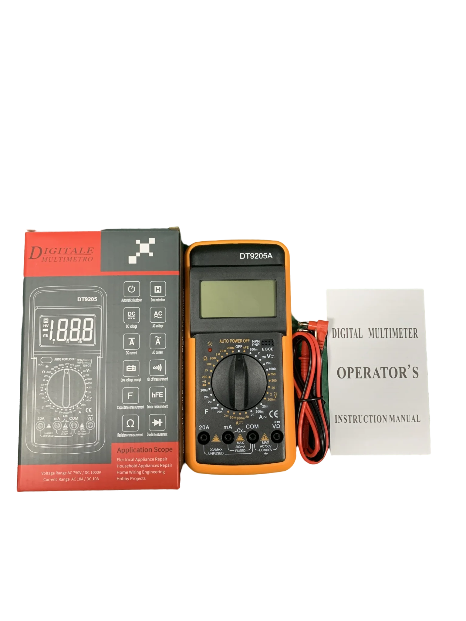 Высокоточный тестер с ЖК-дисплеем и защитой от полной цепи измеритель напряжения