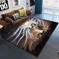 hot game diablo art printed carpet for living room large coffee rug table yoga mat home decoration mats boho rugs dropshipping