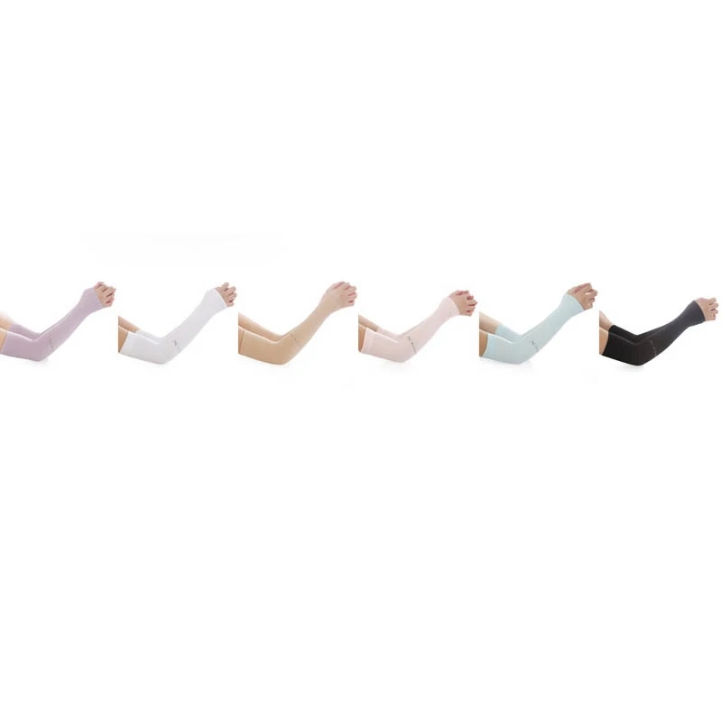 

Hot 6 Pairs Arm Cooling Sleeves UV Protection Arm Sleeves With Thumb Hole For Men&Women,For Running, Cycling, Hiking, Golf