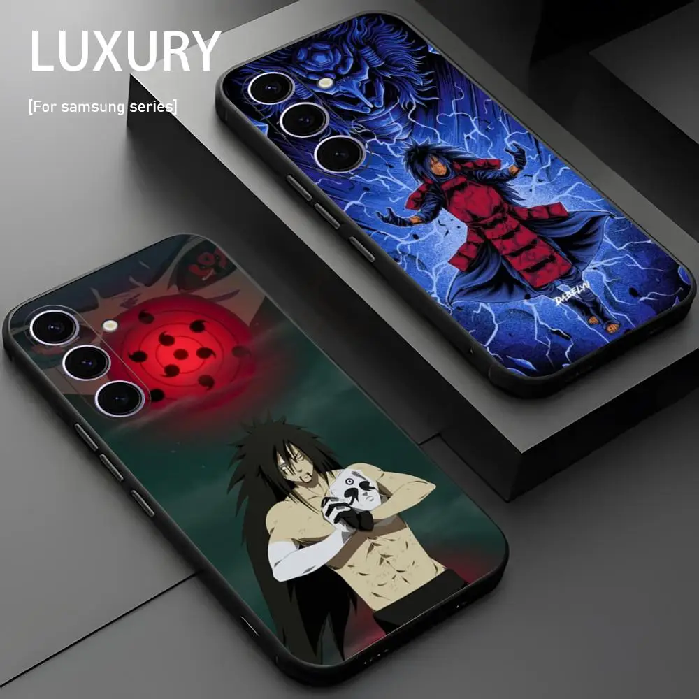 Чехол для телефона Ninja M-Ma-dara U-Uchi-haclan Samsung Galaxy S25 S24 S23 S22 S21 S20 Plus Ultra Note20 мягкий черный