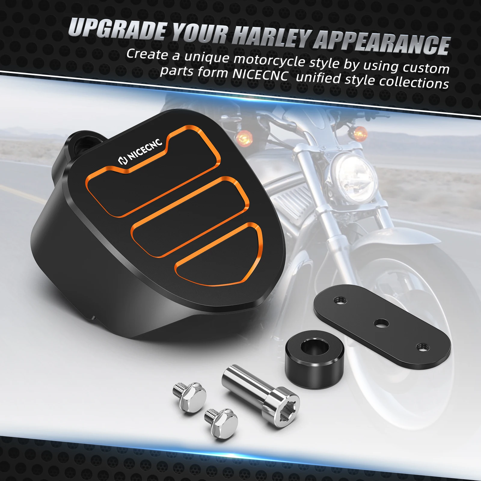 Комплект крышек клаксона для Harley Touring Road King FLHP FLHR Street Glide FLHX FLHXS Electra FLHTP CVO Tri