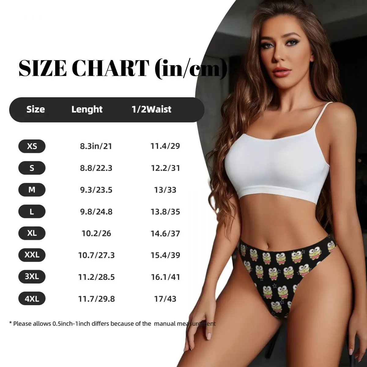 Женские трусики-стринги Kerokero Keroppi на заказ женские удобные стринги нижнее белье